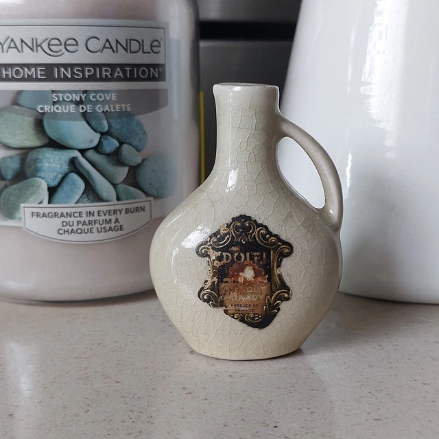 VINTAGE DOLFI APRICOT Brandy Ceramic Miniature Jug, French Pottery £8.