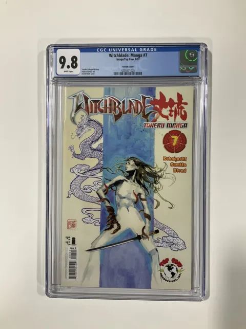 Witchblade Manga 7 CGC 9.8 White Pages 2007 Variant Image Top Cow