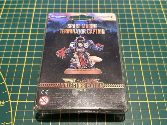 Warhammer 40K Space Marines Terminator Captain Collectors Edition Plastic New