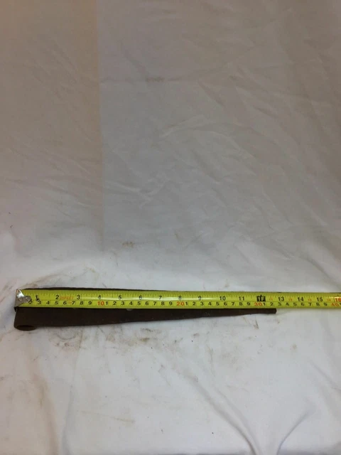 Antique Hand Forged Barn Hinge Strap Buckle 13" Wrought Iron 6