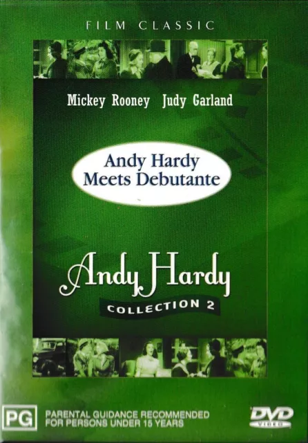 Andy Hardy Meets Debutante Collection 2 DVD 1940 Mickey Rooney Judy Garland