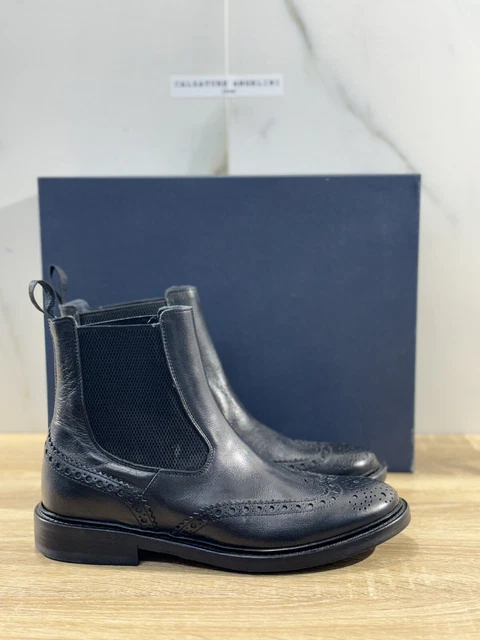 Chaussures Brogues En Cuir Noir Paul Smith Taille UK 8 Fabriquées En