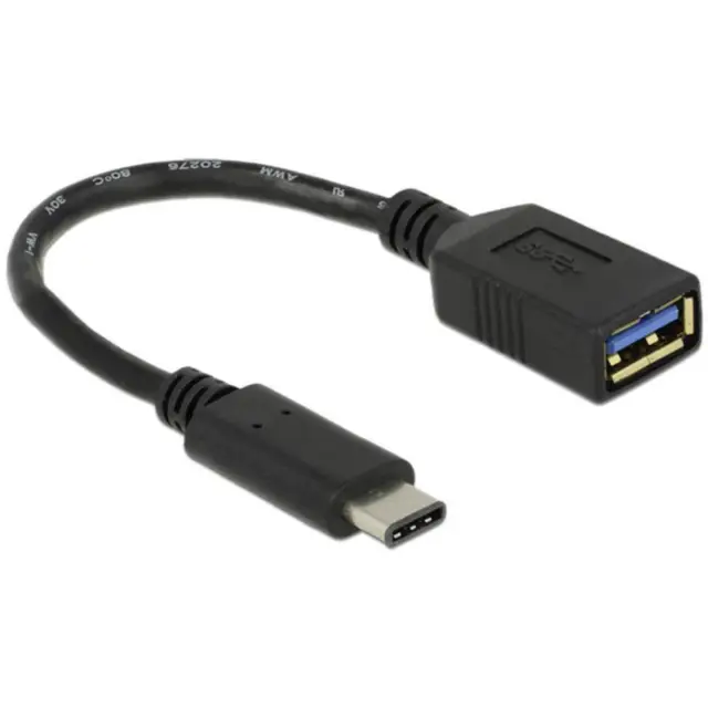 Adaptateur USB 3.0 Delock 65634 - [1x USB-C® mâle - 1x USB 3.0 femelle type A]