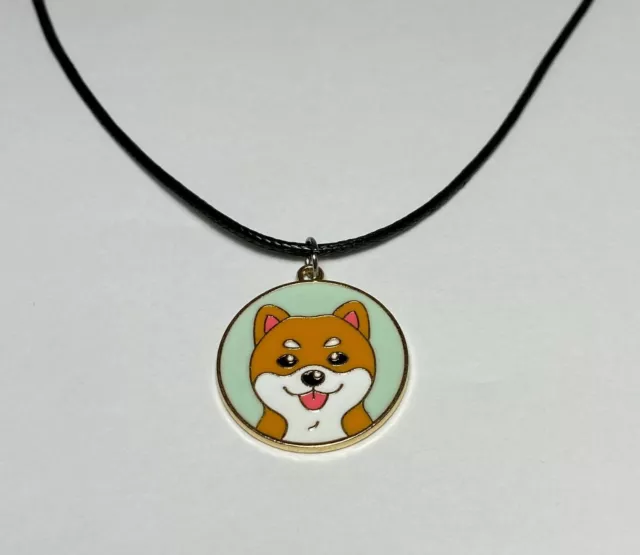 Red Shiba Inu Cute Necklace