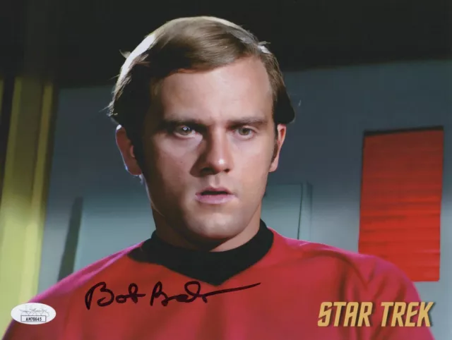 ROBERT "BOB" BRALVER Signed STAR TREK 8x10 Photo Authentic Autograph JSA COA