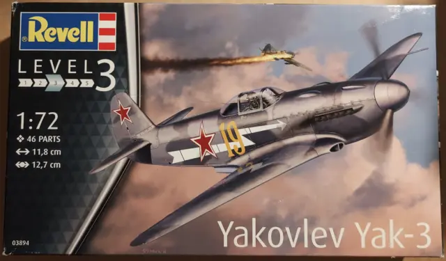 Yakovlev Yak-3 Revell 03894 1:72 SELTEN! OVP original versiegelt! Jakowlew Jak-3