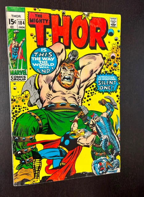 THOR #184 (Marvel Comics 1971) -- Bronze Age Superheroes -- VG