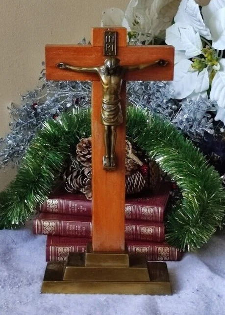 Grand Chapelet En Bois Décoratif Murale Avec Croix - 286 Cm, Perles 20 Mm - Décoration Catholique Et Spirituelle Pour La Maison