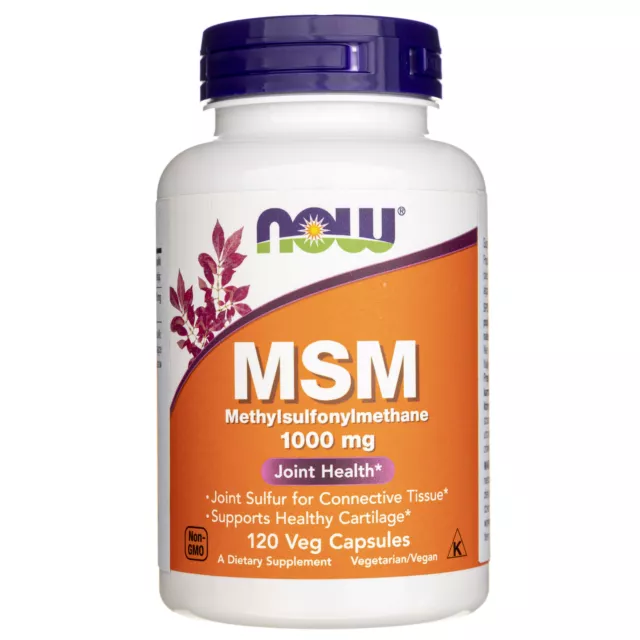 Now Foods MSM 1000 mg, 120 capsules
