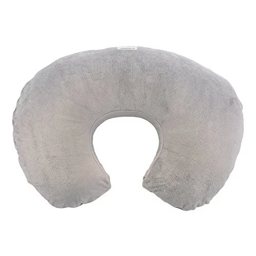 My Blankee Minky Solid Nursing Pillow Slipcover Silver 18" x 16" x 5.5"