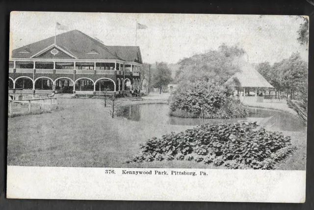 pk80137:Postcard-Vintage B&W View of Kennywood Park,Pittsburg,Pennsylvania pk80137:Postcard-Vintage B&W View of Kennywood Park,Pittsburg,Pennsylvania