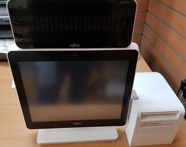 FUJITSU TEAMPOS M220 (7000LCD12) 12” POS System, VFD, Scanner