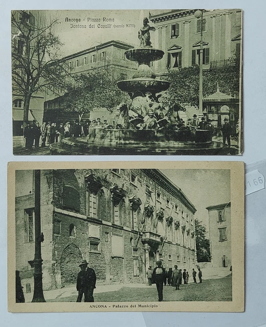Ancona Citta'-Lotto 2 Cartoline-C3-166