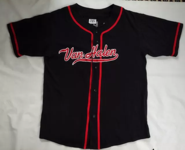 Vintage 2004 Summer Tour Van Halen Baseball Style  Jersey Size Xl