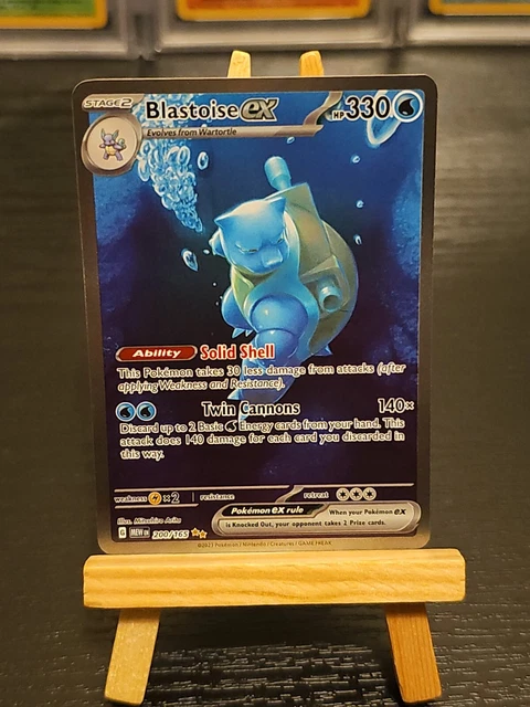 Blastoise ex 009/165 Pokemon Sv: Scarlet & Violet 151 Double Rare Holo