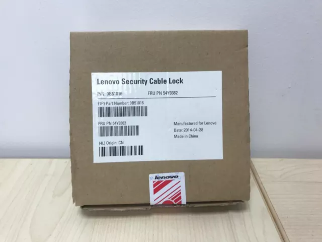 Genuine Lenovo security cable lock 54Y9362 0B51016