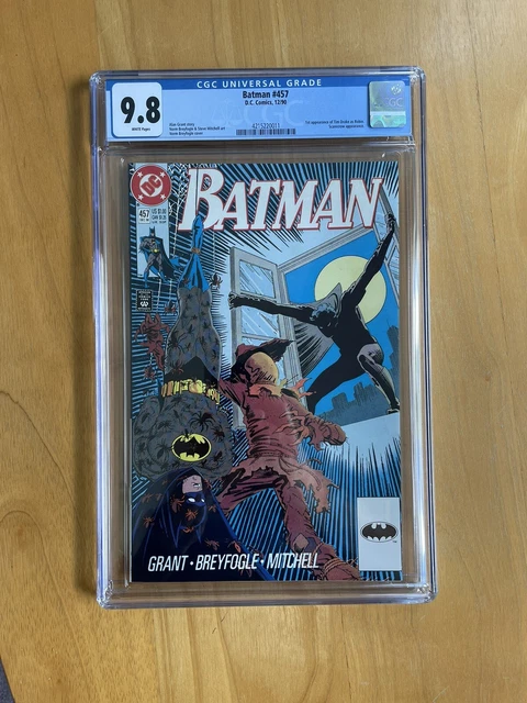 BATMAN #457 CGC 9.8 White 1ST APPEARANCE OF TIM DRAKE AS ROBIN! SCARECROW STORY!