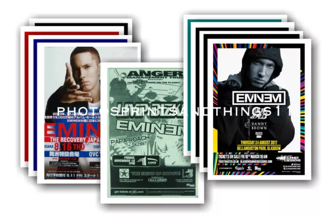 EMINEM - promotional posters - collection of 10 postcards # 2