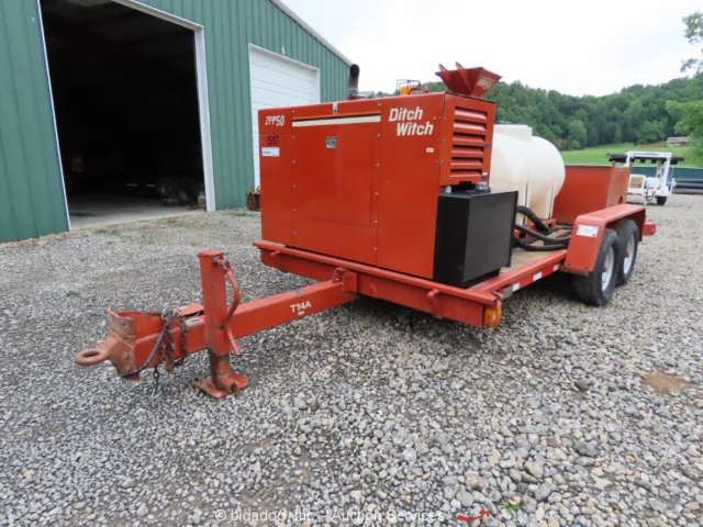 Ditch Witch PT1010 Directional Drill Hyd Power Unit Mud Mixer Trailer