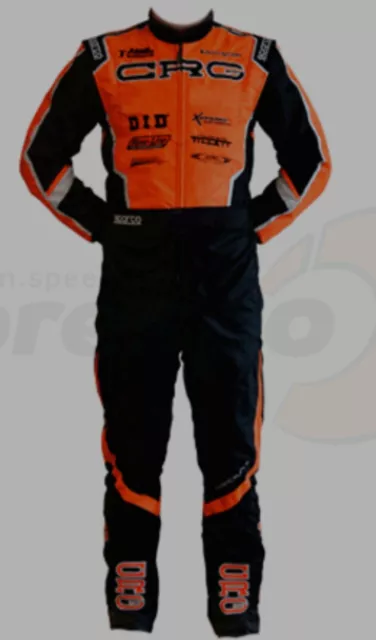 Crg Embroidery Kart Racing Suit - Suit Size 60/Xxl