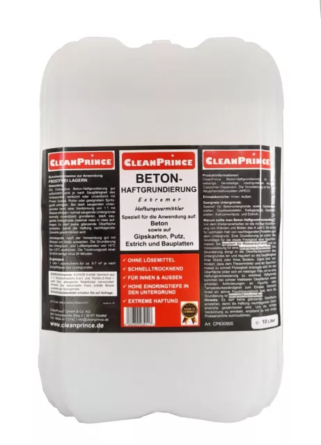 Primer adesivo calcestruzzo 10 litri | interno esterno calcestruzzo contatto intonaco cartongesso