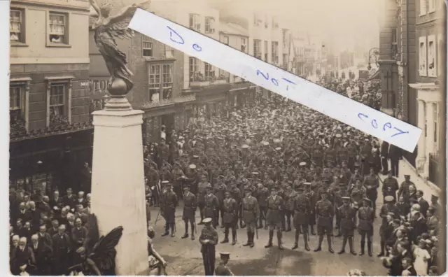 Unvieling Of The War Memorial Lewes Sussex