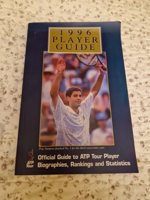 Tennis ATP Official Player Guide 1996 Pete Sampras Cover