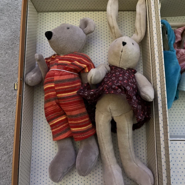 MOULIN ROTY LA Petite Armoire Suitcase Dress Up Mice Toy £35.00