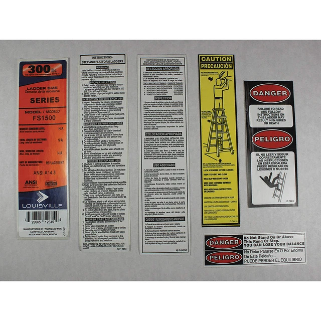 LOUISVILLE PK-FS1500 Label Kit
