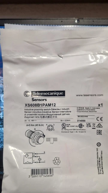 STHU | XS608B1PAM12 | Interruttore di prossimità induttivo 2,5mm XS608B1PAM12 | Interruttore di prossimità induttivo