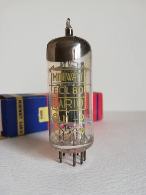 Tube à Vide ECF80 MINIWATT DARIO (Philips) - Pour Ampli Ou Radio Vintage - Occasion Fonctionnel