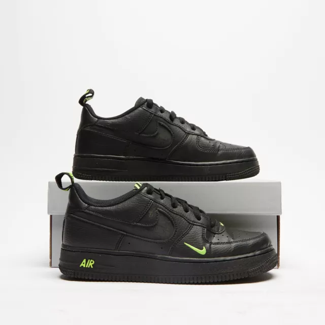 NIKE Air Force 1 '07 LV8 Junior Black SIZE 5 Trainers