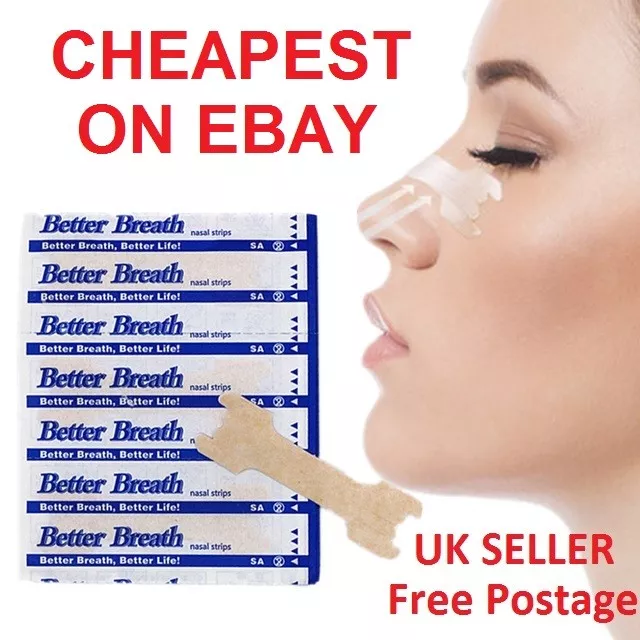 Better Breath Nasal Nose Strips Right Stop Anti Snoring Sleeping - *Football*