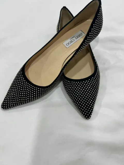 Jimmy Choo London Pointy Flat Shoes Size EU 40