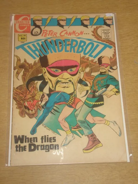 Thunderbolt Vol 3 #60 G/Vg (3.0) Charlton Comics November 1967 <