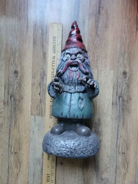 16" Blow Mold Halloween Zombie Gnome