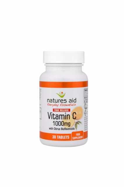 Vitamin C 1000mg Zeitfreisetzung (mit Zitrus-Bioflavonoiden) 30 Tabs-5er-Pack