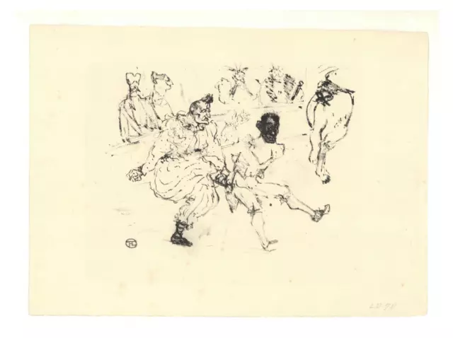 Toulouse-Lautrec, Henri de. (1864–1901): ORIGINAL LITHOGRAPH Foottit et Chocolat