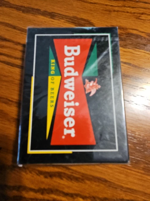 Vintage Collectible Budweiser King of Beers Poker Playing Cards Sealed