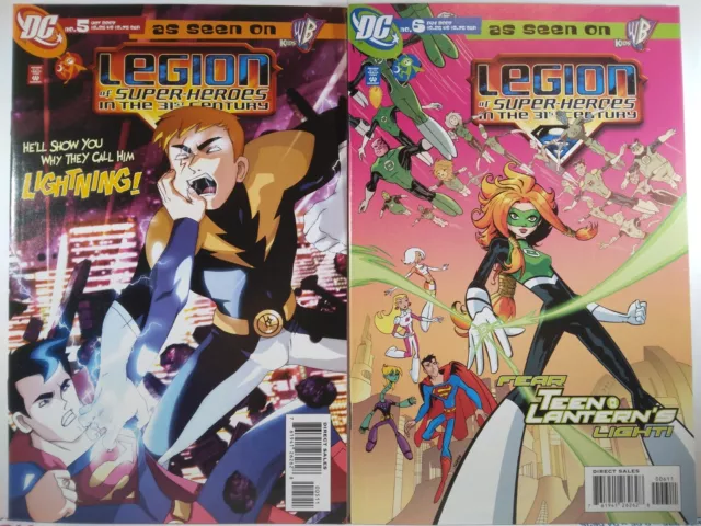 🟢💥 LEGION OF SUPER-HEROES IN THE 31st CENTURY #5 6 7 8 🔑 1st TEEN LANTERN VF+ 2