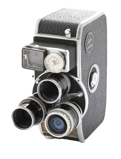 ✓ PAILLARD BOLEX D8L 8mm Film Movie Camera With 13mm Prime Lens