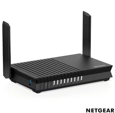 NETGEAR® RAX20-100NAS 4-Stream AX1800 Wi-Fi 6 Router.