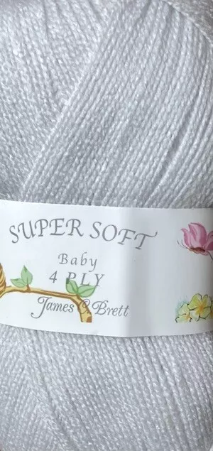 Baby 4 Ply Supersoft ,James C. Brett, Acrylgarn weich und pflegeleicht für Babys 3