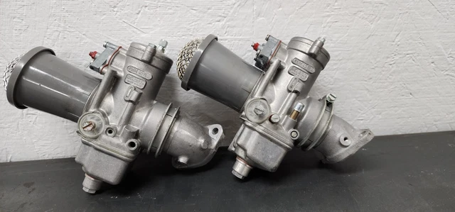 Ducati bevel 900SS NOS dellorto carburetor & manifold set Ducati bevel 900SS NOS dellorto carburetor & manifold set