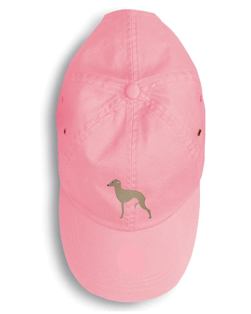 Italian Greyhound Embroidered Pink Baseball Cap BB3414PK-156