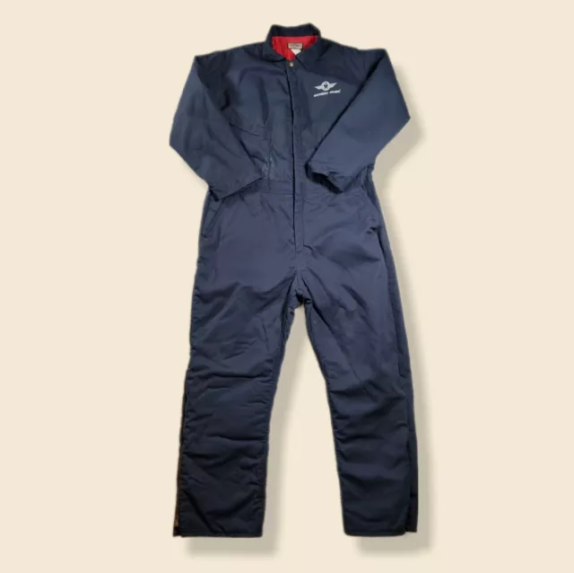 Tute da lavoro invernali imbottite vintage Cintas South West Airlines taglia XL 48/50