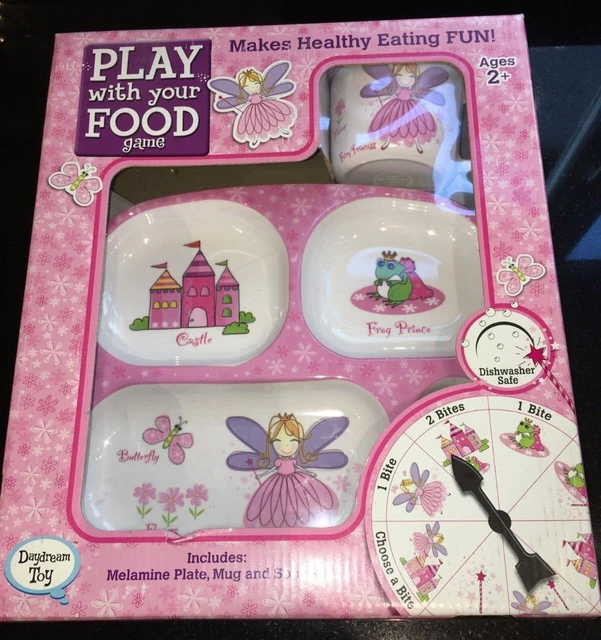 Taza giratoria de platos Play With Your Food Fairy Princess edad 2+ años