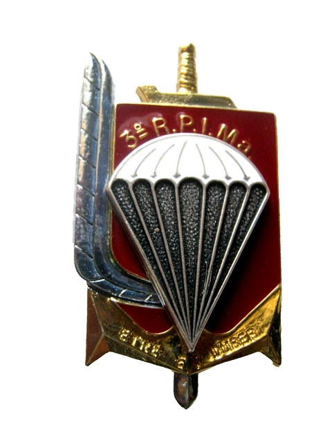 Insigne Tissu Patch Club Parachutiste Union Toulon Mannheim – Ancien – France