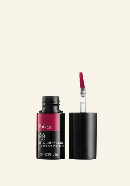 Tinte de manchas de labios y mejillas The Body Shop baya profunda 7,2 ml TOTALMENTE NUEVO