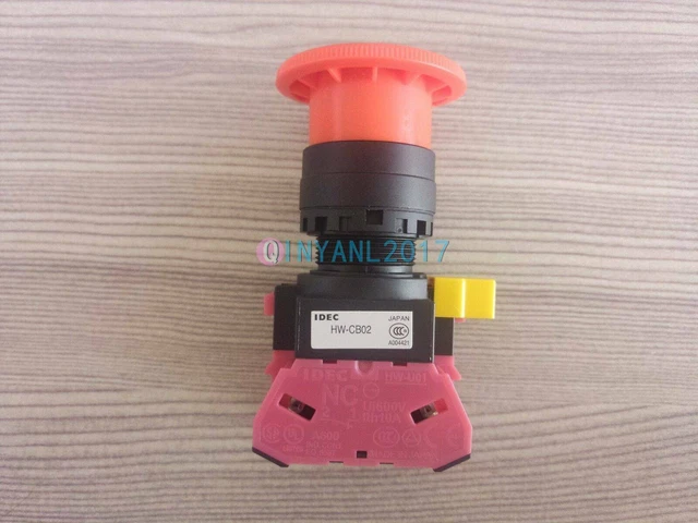1PC New IDEC HW-CB02 Izumi emergency stop button
